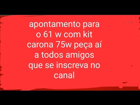 Apontamento para o satélite 61 w com kit carona 75w __25/09/2019