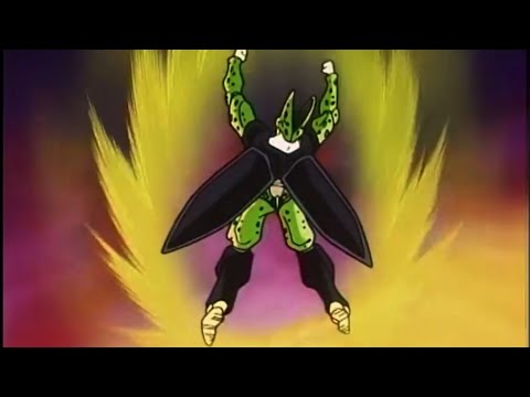 DBZ Cell explains how he survived the Explosion - original funi dub