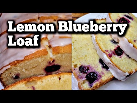 Lemon Blueberry Loaf | Blueberry cake