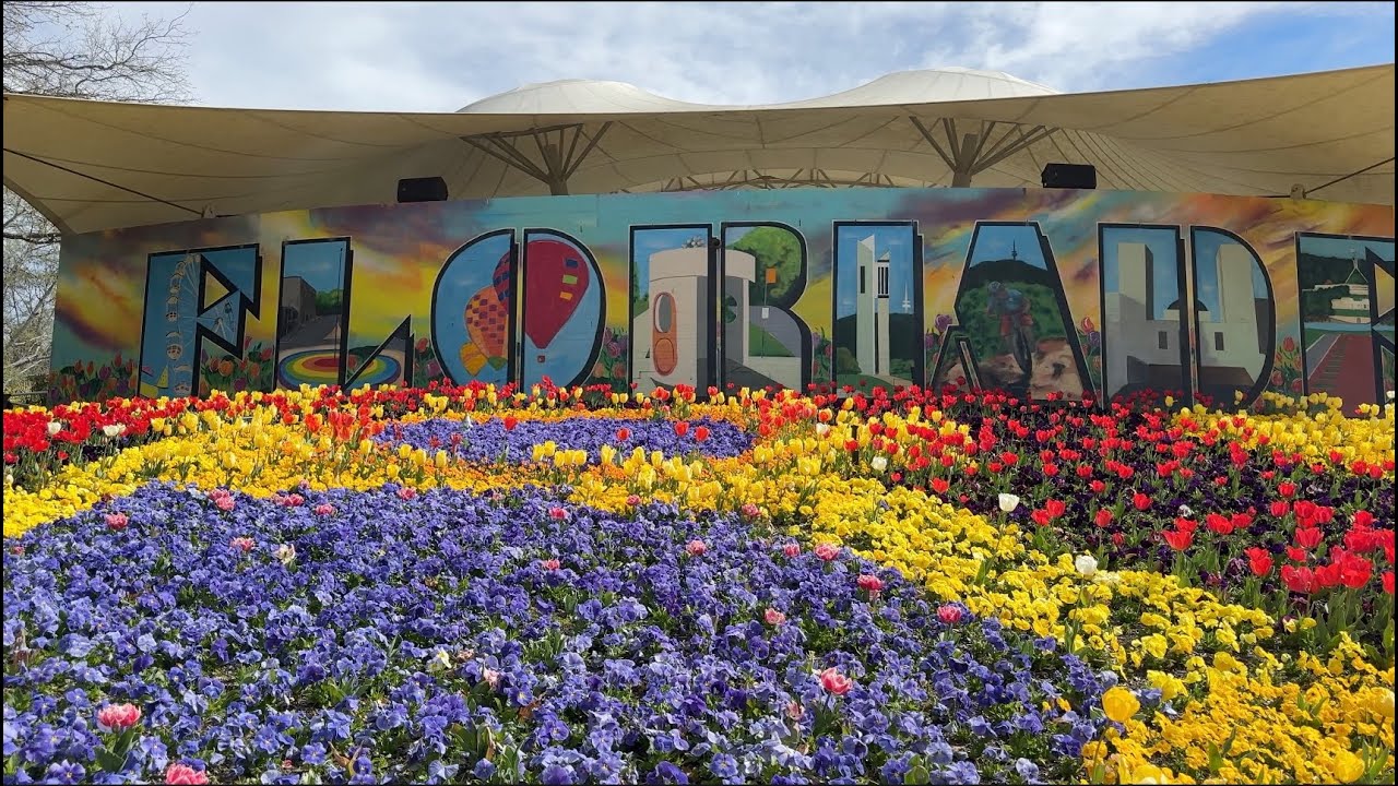 Experience the vibrant blooms at Floriade Festival.