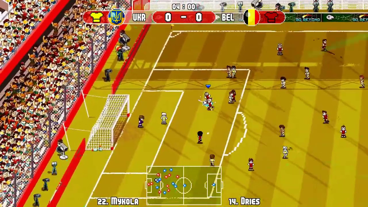 Gameplay video of Pixel Cup Soccer: Ultimate Edition  PC  CARD
