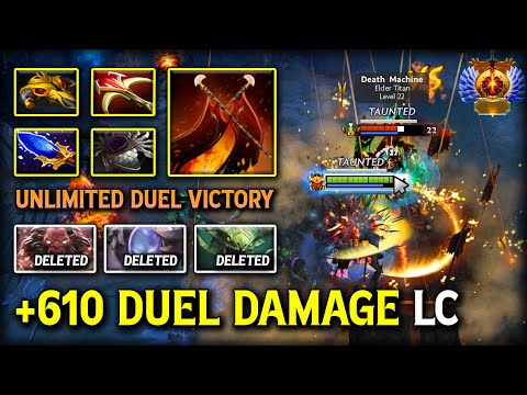 +610 DUEL DAMAGE OFFLANE Legion Commander With Blade Mail + Daedalus Build Unlimited Duel Victory