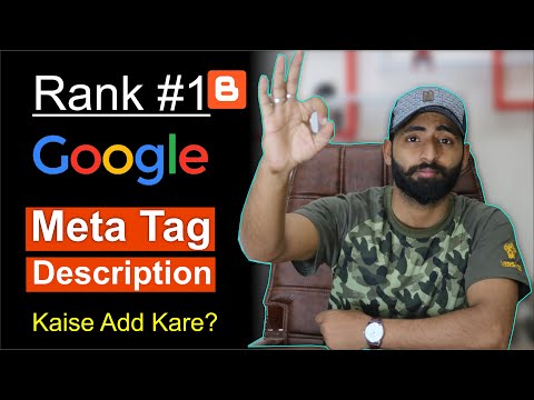Blogger Meta Description to Rank in Google | How to Add Meta Tags Description in Blogger