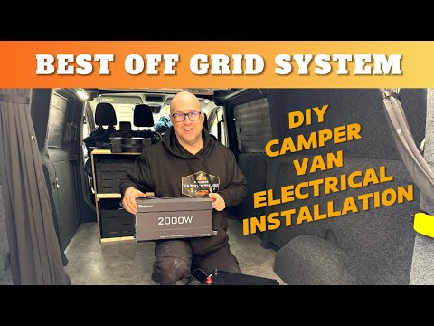 12V 230V Renogy CamperVan Electrical System | DIY Van Build
