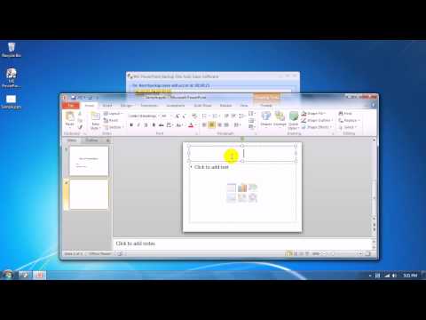 MS PowerPoint Backup File Auto Save Software
