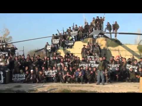 بيان إعلان السيطرة على مطار مرج السلطان من قبل جبهة أنصار الإسلام