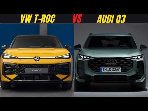 Audi Q3 2026 vs VW T-Roc 2026: Das ultimative SUV-Duell!