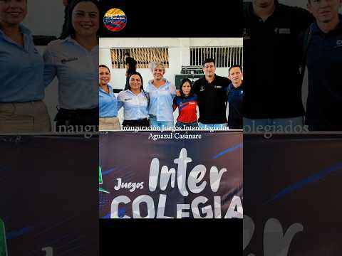 Juegos Intercolegiados en Aguazul Casanare