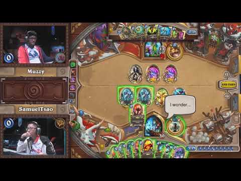 Hearthstone All-Star Invitational Ro16: Muzzy vs SamuelTsao | Day 1 Playoffs