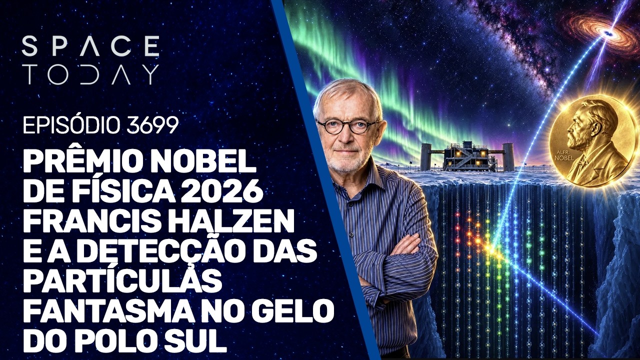 PRÊMIO NOBEL DE FÍSICA 2026: FRANCIS HALZEN E A DETECÇÃO DAS PARTÍCULAS FANTASMA NO GELO DO POLO SUL