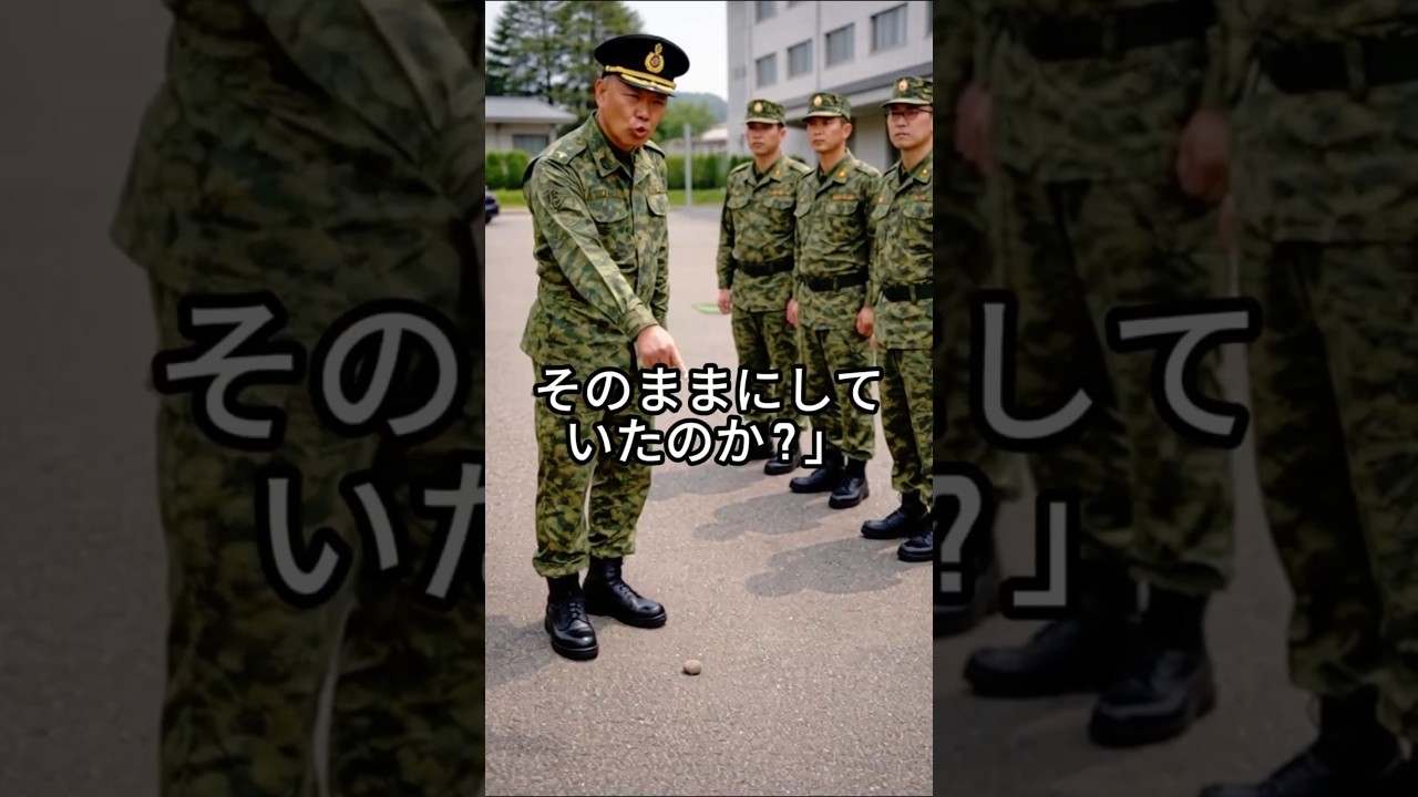 指摘したがる師団長 #自衛官 #shorts
