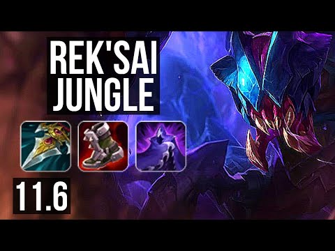 REK'SAI vs GRAVES (JUNGLE) | 14/1/8, 2.1M mastery, Legendary, 900+ games | NA Diamond | v11.6