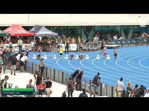 Boys Under 11 100m H7 - 2020 State Combined Events Championships // LAVicTV