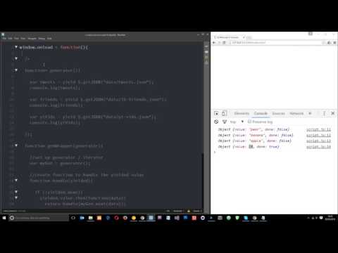 JavaScript ES6 Tutorial 11 Generators