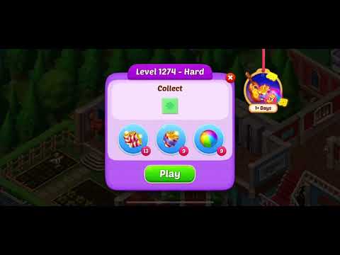 Matchington Mansion Hard Level 1274 | No Booster Match3