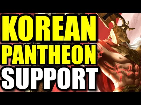 This KOREAN PANTHEON SUPPORT build has a 73% winrate...