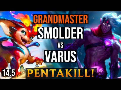 SMOLDER Bot vs VARUS | EUW GrandMaster - Patch 14.5