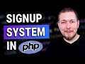28 Let S Create A Signup System In PHP 2023 Learn PHP Full Course For Beginners