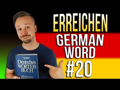 Learn German A.1 🇩🇪 Word Of The Day: erreichen | Episode 20 | Get Germanized