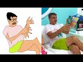 Nastya and dad funny experiment drawing meme - Like Nastya Funny Drawing Meme