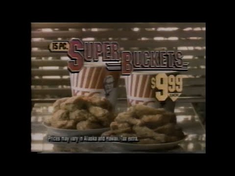 KFC Super Buckets Commercial (1994)