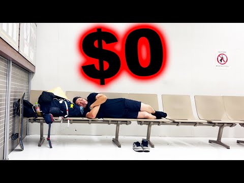 Surviving the Night at Japan Airport: Homeless Nomad Life