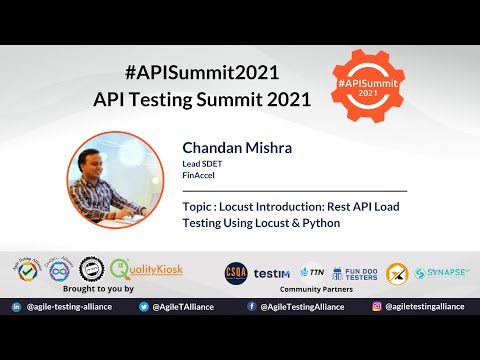 #APISummit2021 - Locust Introduction: Rest API Load Testing Using Locust & Python! by Chandan Mishra
