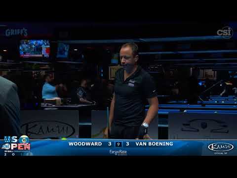 2017 US Open 10-Ball: Woodward vs Van Boening (2of2)