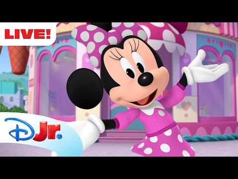 🔴 LIVE! All Minnie's Bow-Toons! 🎀| NEW BOW-TOONS: CAMP MINNIE SHORTS! | 