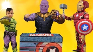 Download lagu Thanos Steals Our Toy Box Avengers Fun CKN mp3