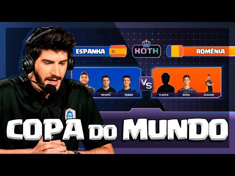 COPA DO MUNDO DE CLASH ROYALE: ESPANHA X ROM