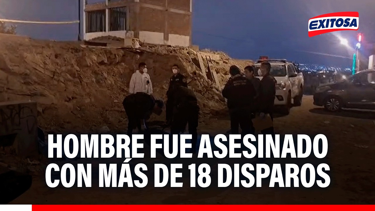 🔴🔵 SJM: Hombre fue acribillado con más de 18 impactos de bala