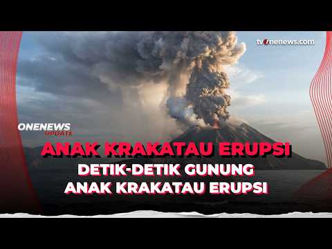 Gunung Anak Krakatau Erupsi, Semburan Abu Capai 15 Kilometer | OneNews Update