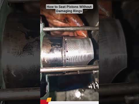 How to Seat Pistons Without Damaging Rings #shorts #mechanic