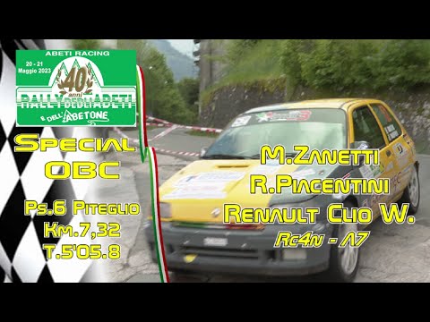 rally abeti 2023 obc zanetti piacentini ps6 piteglio