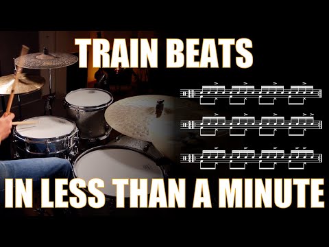 Train Beats in less than a Minute  - Daily Drum Lesson