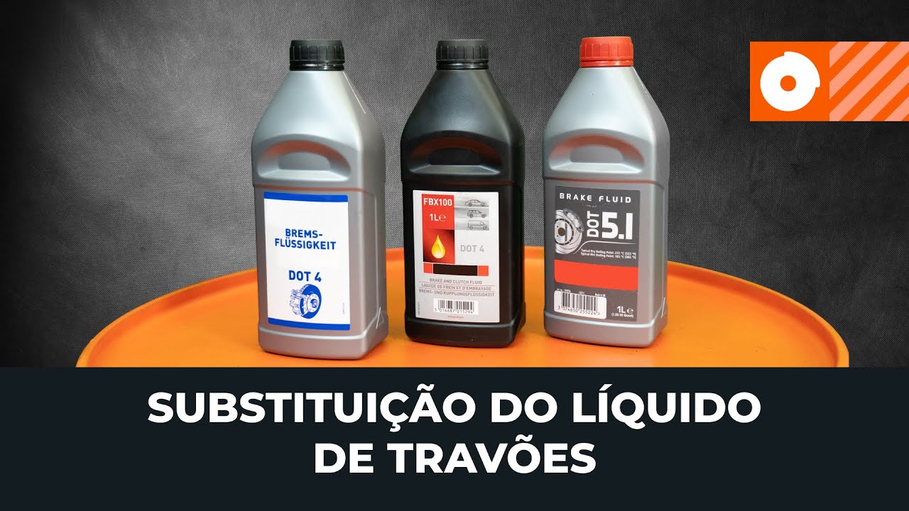 Óleo dos travões — tutorial de substituição