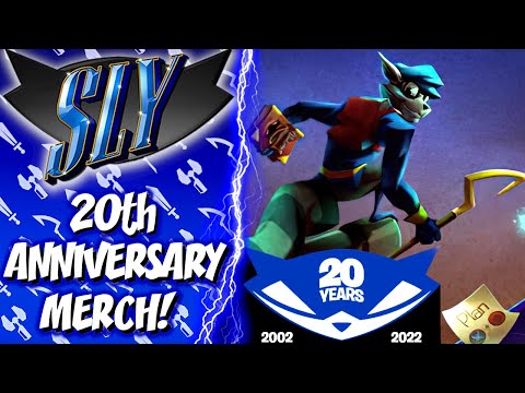 New Sly Cooper 20th Anniversary Merchandise Announced! + Poster Easter Egg Analysis!