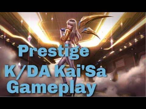 Prestige K/DA Kai'Sa Gameplay