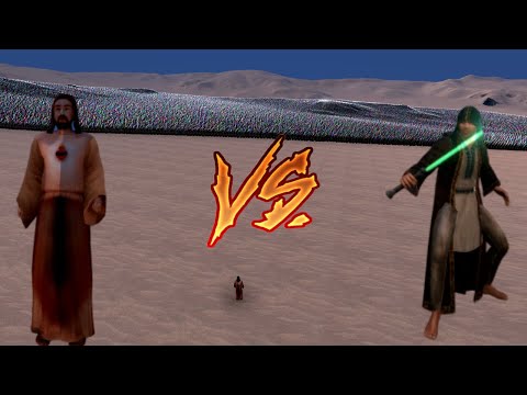 1 JESUS vs 10000 JEDI-4K Ultimate Epic Battle