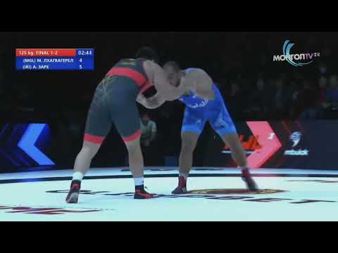 L.Munkhtur (MGL) vs A.Zare (IRN) 125kg Poddubny league  Russia 2022