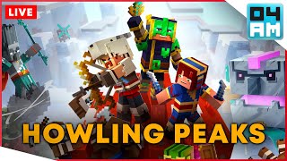 FIRST LOOK @ HOWLING PEAKS RELEASE - NEW DLC in Minecraft Dungeons (Livestream)