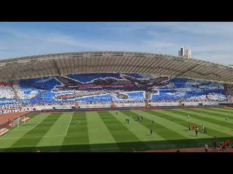 Naprid Bili koreografija Torcide Split na Poljudu - Hajduk Split vs Dinamo Zg,  03.05.2025.