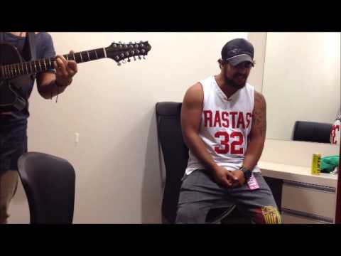 TAWAZ and Chad Chambers jamming backstage