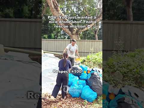 We came for content. We stayed for the rescue mission.🚧🚁