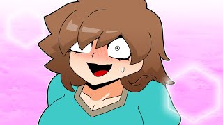 Steve se convirtió en mujer - Anime de Minecraft