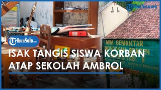 Tangis Para Siswa MIM Gemantar Sragen Tertimpa Atap Sekolah Ambrol, Evakuasi Berlangsung Dramatis