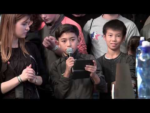 Press Conference Snippets WCC 2016 - Question from the younger generation