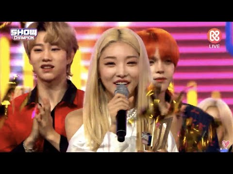 CHUNGHA SNAPPING FIRST WIN ON SHOW CHAMPION