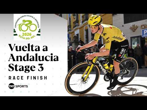 ABSOLUTE CHAOS 😅 | Vuelta a Andalucia Ruta Ciclista Del Sol Stage 3 Final KM's |TNT Sports Cycling